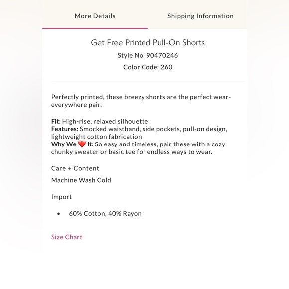 Get Free Printed Pull on Shorts - Picture 5 of 5